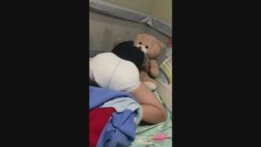 Diaper Accident in ABDL Crib