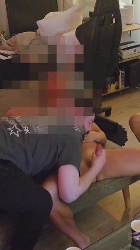Pt.2 - Straight Fit Latino Guy Tries Anal for the First Time and the Security Guard Agrees to a Hot Threesome