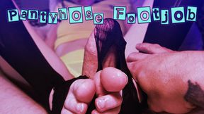 Freshly ripped nylon nubile toes worshipped for explosive squirt sessions