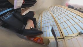 VR360 MARTINA high heels trample on ham