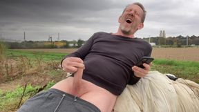 Bennyk72 Public Outdoor Cumshot Near Autobahn