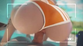 Tracer Overwatch in Swimsuit