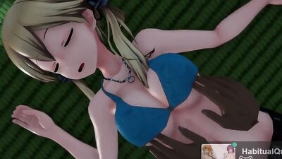 Prinz Eugen & his sexy commando take a creampie in this hot 3D hentai