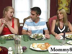 Petite teen shows stepmom how she has sex with her boyfriend