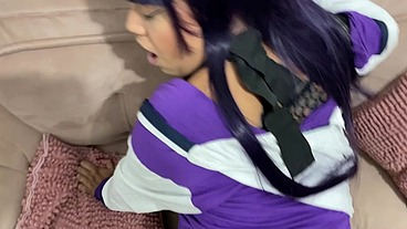 Cosplay Hinata pagando boquete