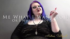 Tell Me What I Want Too Know Or I Will Destroy You! (wmv)