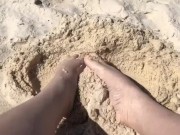Get Nude On The Beach With Me - Feet Fetish