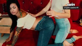 I Have A Fetish With My Friend And We End Up Fucking Hard With Our Jeans On Like Hot Whores