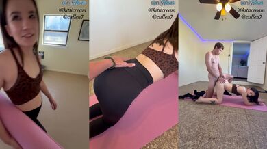 Petite Brunette Yoga Instructor Ruined Me After Class Rough Sex