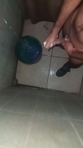 Jerk Boy Roasts His Handjobs More Than Three Times a Day in the Shower