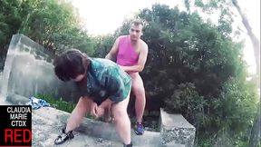 Fucked in the ditch regardless of anything but sticking his cock inside that fat pussy