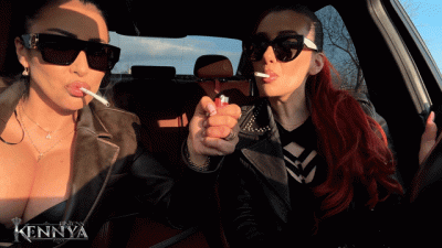 You are our ashtray in the car