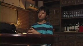 Japanese Men view secretly a nude hot girl with bushy twat closeup
