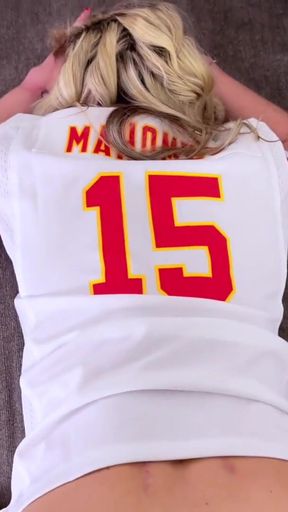 Unforgettable moment from &quot;Huge BBC Scored A Touchdown Into My Pussy Before Game Day!!!&quot;