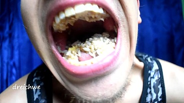 Eating the lunch