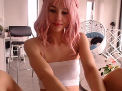 Cute blonde amateur webcam teen masturbating