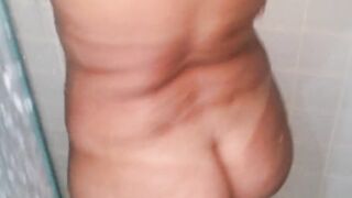 Gigantic booty huge ass ex-wife on shower pawg hispanic arried