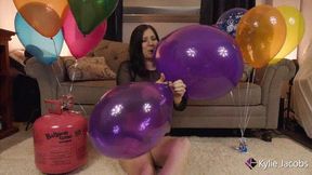 Purple B2P and Inflate Helium Balloons - Kylie Jacobs - MP4 480p SD