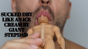 Sucked dry like an ice cream by giant stepdad - Mr and Mrs C