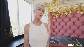 GILF Foxxxy Darlin Fucks Her Stepdaughter's BF for a Messy Creampie