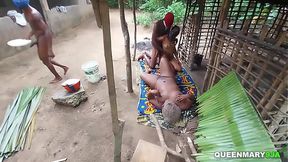 Grandma's local hut sex party