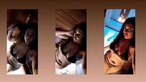 coucou j ai commence a me toucher dans le sauna et 2 hommes sont venue aie aie...