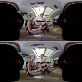 StockingsVR - Slut starring Victoria Puppy and Mandy Paradise