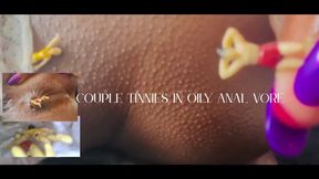 Tiny Couple Stuffed In Oily Anal Vore - Unaware Giantess Ass Smothering