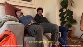 My straight friend and me jerk eachother off for the first time