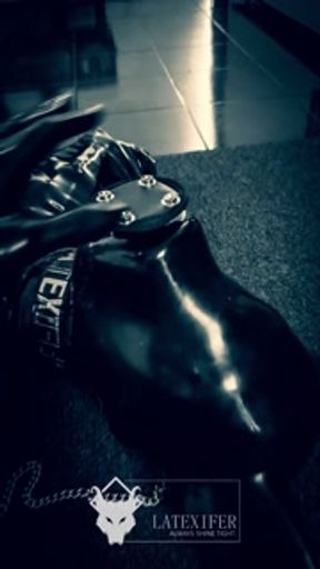 Latex Dog Suit Puppy Slave Training (Session 23)