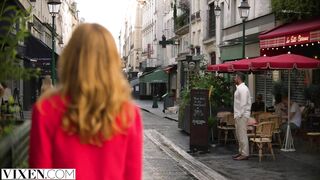 VIXEN Jia Lissa has intense threesome with Sonya in Paris