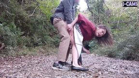 Cheerful Office Lady with Glossy Lips Leans in Close Smiling as She Savors the Moment Episode2