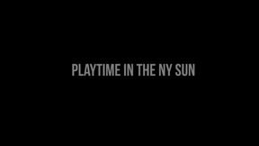 Playtime in the NY Sun
