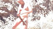 JO in the Desert with cum