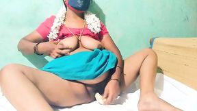 desi aunty fingering Radish tuber