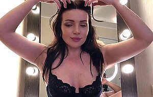 German teen amateur gets a mouthful of cum after a BDSM blowjob.