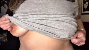 Big Nipples Natural Tits Tease
