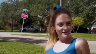 Kinsley Kane smirks as he rides that nasty fucking boner
