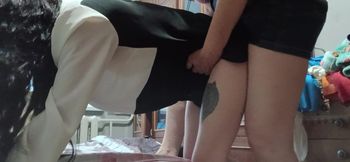 Instead of Extra Private Lessons at Home, My MILF Teacher Fucks Me with a Strapon