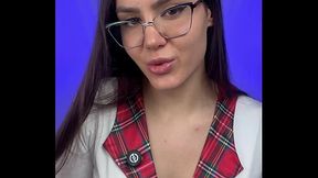 Punheta Guiada! Mostrando para o meu professor como sou safada!! Vamos curtir melhor essa chamada de v&iacute_deo e finalizar a aula com voc&ecirc_ gozando tudo no meu cuzinho??