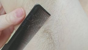 Shaving My Friend’s Armpits with Clippers | Close-Up Male Grooming