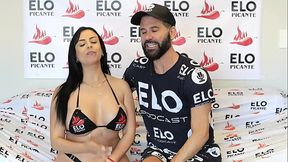 Colombian white girl Antonella Blake gets stripped and probed in spicy casting interview