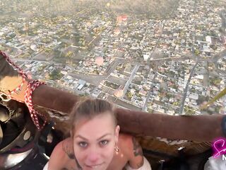 Sammmnextdoor Date Night #05 - Ardent sunrise sex (this babe swallows) over pyramids in an air balloon