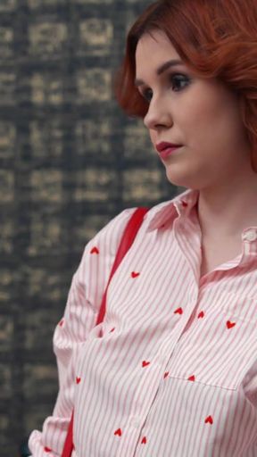 Spectacular moment from &quot;DADDY4K. Redhead bitch craved an ugly dude to lick her pink pussy&quot;