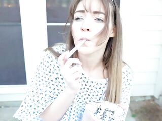 Sick Patient&#039;s Chilly Smoke Break