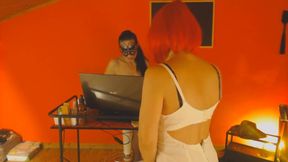 COLLOQUIO PER LAVORO DI SEGRETARIA LA UMILIO COME MERITA / MISTRESS CLAUDIA