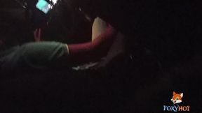 regresando caliente de una fiesta con mi esposo se me antoja tener sexo con el chofer uber