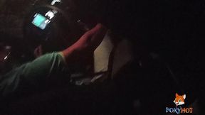 regresando caliente de una fiesta con mi esposo se me antoja tener sexo con el chofer uber