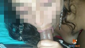 regresando caliente de una fiesta con mi esposo se me antoja tener sexo con el chofer uber