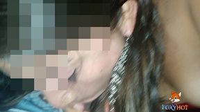 regresando caliente de una fiesta con mi esposo se me antoja tener sexo con el chofer uber